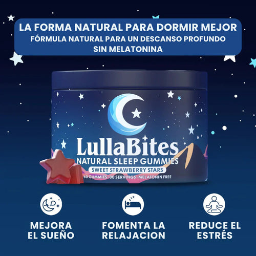 LullaBites® Gomitas Naturales para Dormir