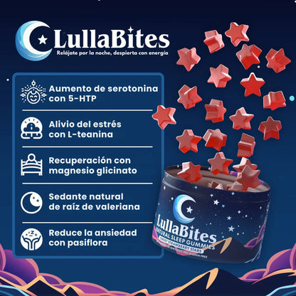 LullaBites® Gomitas Naturales para Dormir